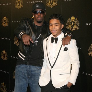 P. Diddy, Justin Combs in Justin Dior Combs Celebrates His 16th Birthday