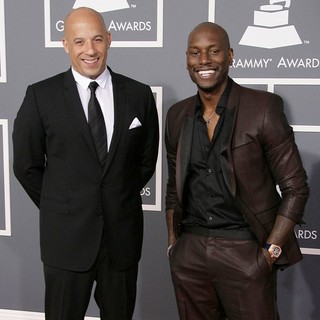 Vin Diesel, Tyrese Gibson in 55th Annual GRAMMY Awards - Arrivals