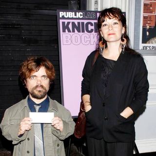 Peter Dinklage, Erica Schmidt in Opening Night of The Public Theater Lab Production of Knickerbocker Directed by Pippin Parker