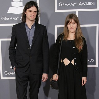 David Longstreth, Amber Coffman, Dirty Projectors in 55th Annual GRAMMY Awards - Arrivals
