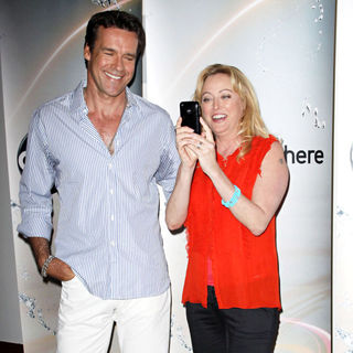 David James Elliott, Virginia Madsen in Disney/ABC Television Group Summer Press Junket - Arrivals