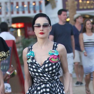 Dita Von Teese in Celebrities at The 2012 Coachella Valley Music and Arts Festival - Week 2 Day 3