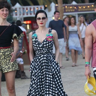 Dita Von Teese in Celebrities at The 2012 Coachella Valley Music and Arts Festival - Week 2 Day 3