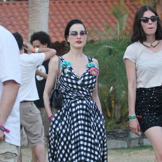 Dita Von Teese in Celebrities at The 2012 Coachella Valley Music and Arts Festival - Week 2 Day 3