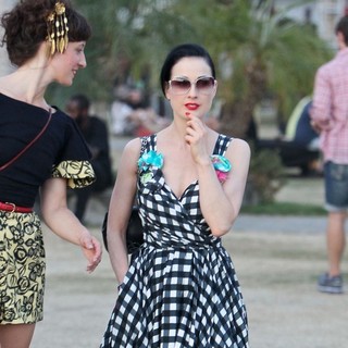 Dita Von Teese in Celebrities at The 2012 Coachella Valley Music and Arts Festival - Week 2 Day 3