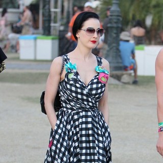 Dita Von Teese in Celebrities at The 2012 Coachella Valley Music and Arts Festival - Week 2 Day 3