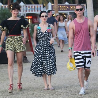 Dita Von Teese in Celebrities at The 2012 Coachella Valley Music and Arts Festival - Week 2 Day 3