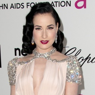 Dita Von Teese in The 20th Annual Elton John AIDS Foundation's Oscar Viewing Party - Arrivals