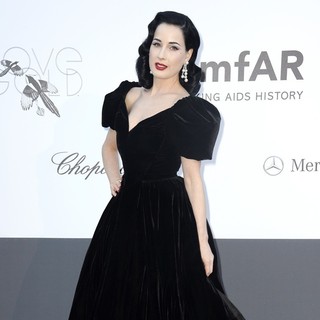 Dita Von Teese in 66th Cannes Film Festival - amfAR's 20th Annual Cinema Against AIDS - Arrivals