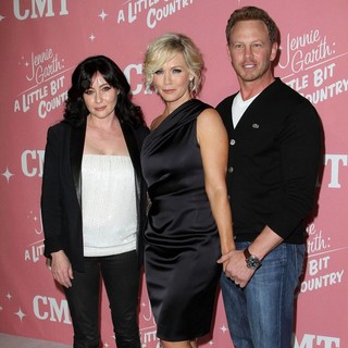 Shannen Doherty, Jennie Garth, Ian Ziering in Jennie Garth's 40th Birthday Celebration and Premiere Party for Jennie Garth: A Little Bit Country