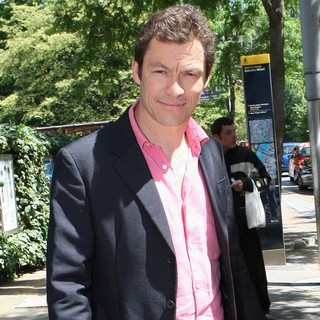 Dominic West Outside The ITV Studios
