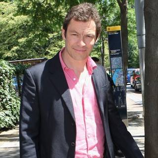 Dominic West in Dominic West Outside The ITV Studios