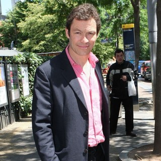 Dominic West in Dominic West Outside The ITV Studios