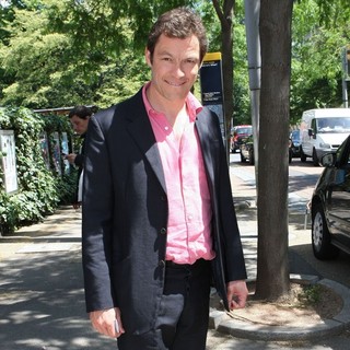 Dominic West in Dominic West Outside The ITV Studios