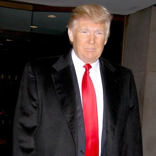 Donald Trump in Cast Mmembers of The Celebrity Apprentice Are Seen Leaving The Today Show
