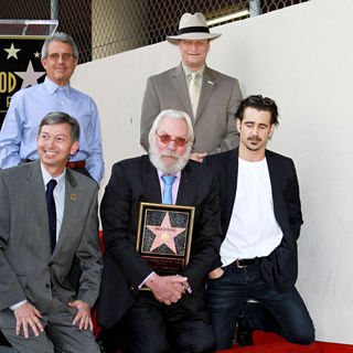 Ron Meyer, Donald Sutherland, Colin Farrell in Donald Sutherland Receives The 2,430th Star on The Hollywood Walk of Fame