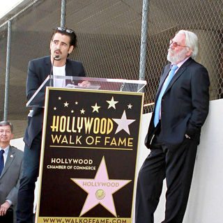 Colin Farrell, Donald Sutherland in Donald Sutherland Receives The 2,430th Star on The Hollywood Walk of Fame