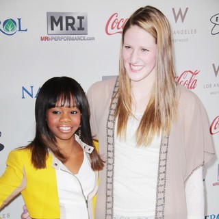 Gabrielle Douglas, Missy Franklin in Gold Meets Golden Event