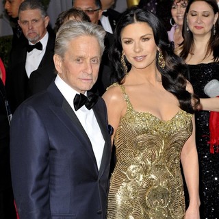 Michael Douglas, Catherine Zeta-Jones in The 85th Annual Oscars - Red Carpet Arrivals