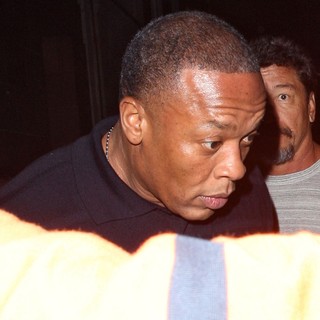 Dr. Dre in Dr. Dre Leaving C London Restaurant After Having Dinner with will.i.am