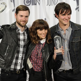 Dragonette in 2012 JUNO Awards - Press Room