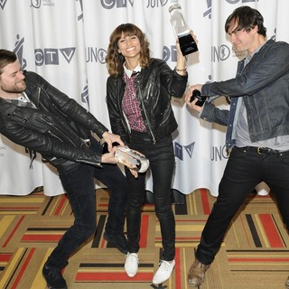 Dragonette in 2012 JUNO Awards - Press Room