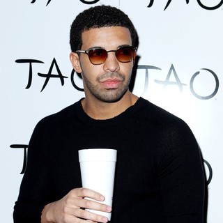 Drake in Drake Hosts Concert After Party at TAO Nightclub
