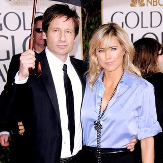 David Duchovny, Tea Leoni in 67th Golden Globe Awards - Arrivals