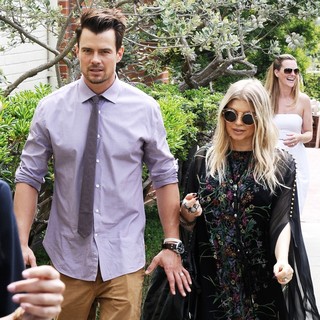 Fergie and Josh Duhamel Leaving A Church in Brentwood After Easter Sunday Mass - duhamel-ferguson-leaving-a-church-01