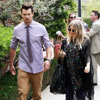 Fergie and Josh Duhamel Leaving A Church in Brentwood After Easter Sunday Mass - duhamel-ferguson-leaving-a-church-02