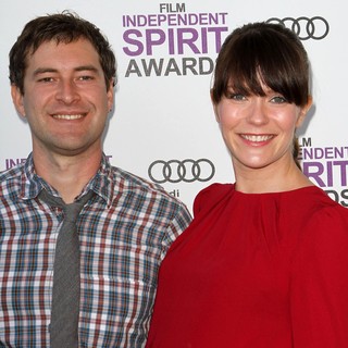 Mark Duplass, Katie Aselton in 27th Annual Independent Spirit Awards - Arrivals