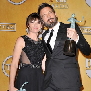 Clea DuVall, Ben Affleck in 19th Annual Screen Actors Guild Awards - Press Room