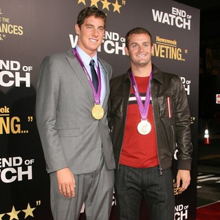 Conor Dwyer, Tyler Clary in Los Angeles Premiere of End of Watch