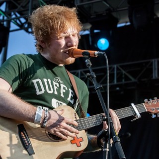 Ed Sheeran in Ed Sheeran Performs Live at Bite of Las Vegas
