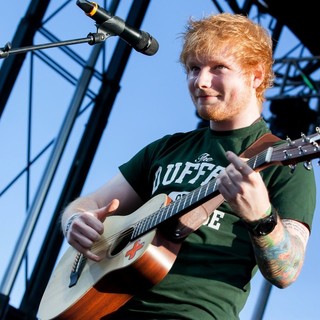 Ed Sheeran in Ed Sheeran Performs Live at Bite of Las Vegas