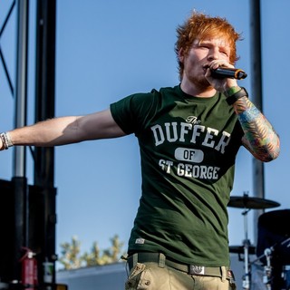 Ed Sheeran in Ed Sheeran Performs Live at Bite of Las Vegas