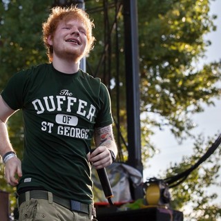 Ed Sheeran in Ed Sheeran Performs Live at Bite of Las Vegas