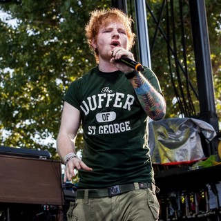 Ed Sheeran in Ed Sheeran Performs Live at Bite of Las Vegas