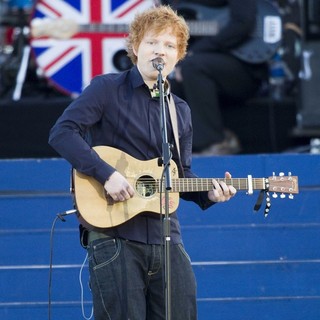 Ed Sheeran in The Diamond Jubilee Concert