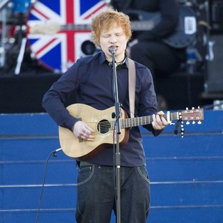 Ed Sheeran in The Diamond Jubilee Concert