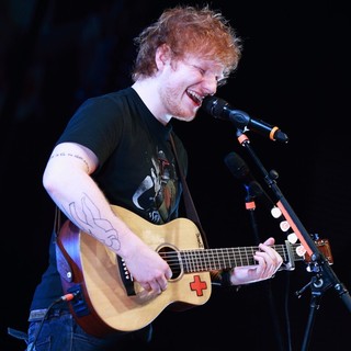 Ed Sheeran Performing at The Festival Hall