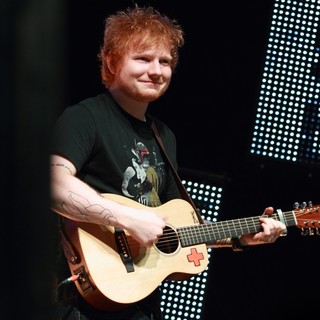Ed Sheeran Performing at The Festival Hall