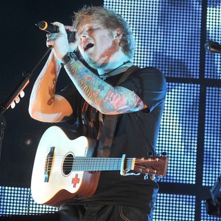 Ed Sheeran in Ed Sheeran Performs Live for The First of His Three Sold Out Shows This Weekend