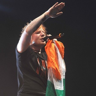 Ed Sheeran in Ed Sheeran Performs Live for The First of His Three Sold Out Shows This Weekend