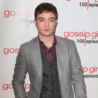 Ed Westwick in Gossip Girl Celebrates 100 Episodes