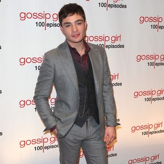 Ed Westwick in Gossip Girl Celebrates 100 Episodes