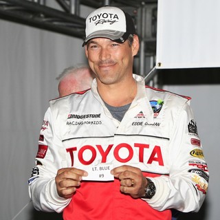 Eddie Cibrian in The 36th Annual Toyota Pro-Celebrity Race - Press Practice Day