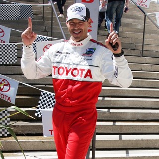 Eddie Cibrian in The 36th Annual Toyota Pro-Celebrity Race - Press Practice Day