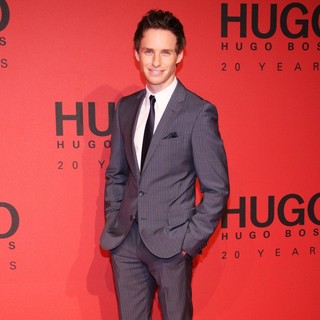Eddie Redmayne in Mercedes-Benz Fashion Week Berlin Autumn-Winter 2013 - HUGO by HUGO BOSS - Arrivals - Front Row