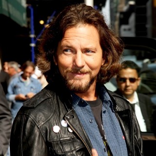Eddie Vedder in The Late Show with David Letterman - Arrivals